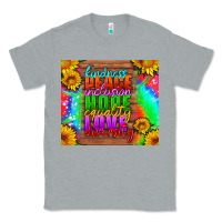 Heather Grey kindness peace inclusion hope equality love diversity Classic Tee - HRA Design Shop
