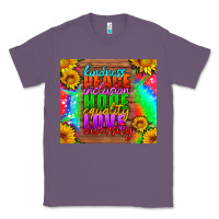 Lavender kindness peace inclusion hope equality love diversity Classic Tee - HRA Design Shop