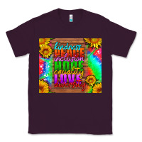Plum kindness peace inclusion hope equality love diversity Classic Tee - HRA Design Shop