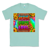 Seafoam kindness peace inclusion hope equality love diversity Classic Tee - HRA Design Shop