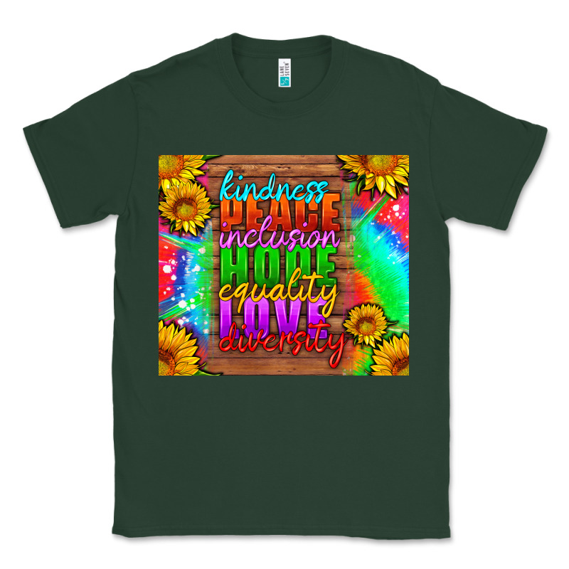 Kindness Peace Inclusion Hope Equality Love Diversity Classic Tee by HRA Design Shop | Teevron