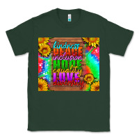Sports Green kindness peace inclusion hope equality love diversity Classic Tee - HRA Design Shop