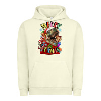 Pigment Pistachio t rex merry rexmas Urban Hoodie - LillyAllenDesigns