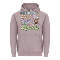 Vintage Zinc fueled by iced coffee and anxiety Vintage Hoodie - MaliasSmallBusiness