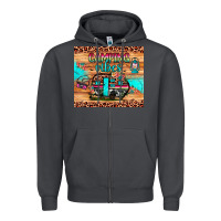 Smoke camping vibes Zipper Hoodie - JahusDesignShop