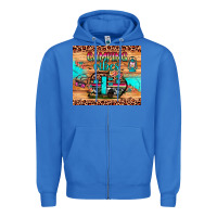 True Royal camping vibes Zipper Hoodie - JahusDesignShop