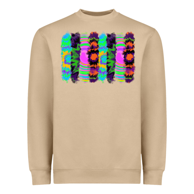 Tie Dye Brushstrokes Heavyweight Sweatshirt by RanaPortraitStore | Teevron