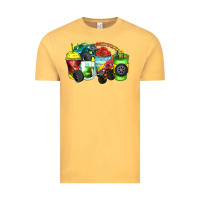 Vintage Mustard monster truck coffee cups Vintage Tee - Zillion Design Studio