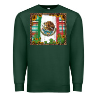 Mexican Flag Background With Cactus And Sunflower Tumbler Premium Sweatshirt | Teevron