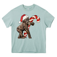 Arona Christmas Candy Cane Baby Gorilla Heavy Core Tee - LillyAllenDesigns
