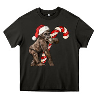 Asphalt Christmas Candy Cane Baby Gorilla Heavy Core Tee - LillyAllenDesigns