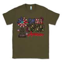 Army Green small town america Classic Tee - CowhideDigitalArt