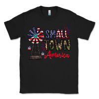 Black small town america Classic Tee - CowhideDigitalArt