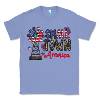 Colony Blue small town america Classic Tee - CowhideDigitalArt