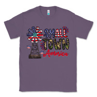 Lavender small town america Classic Tee - CowhideDigitalArt
