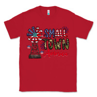 Red small town america Classic Tee - CowhideDigitalArt