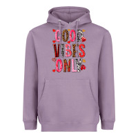 Lavender good vibes only Heavyweight Hoodie - NancyCooperArtShop