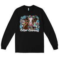 Black autism awareness 2 Long Sleeve Tee - SublimationCraftShop