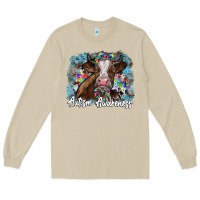Mushroom autism awareness 2 Long Sleeve Tee - SublimationCraftShop