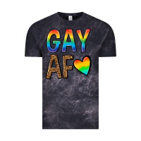 Cloud Black gay af Vintage Tee - texasbilliewilder