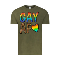 Vintage Olive gay af Vintage Tee - texasbilliewilder