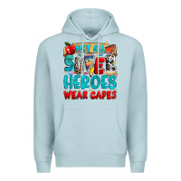 Blue Mist not all super heroes wear capes Premium Hoodie - NancyCooperArtShop