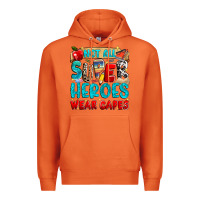 Carrot not all super heroes wear capes Premium Hoodie - NancyCooperArtShop