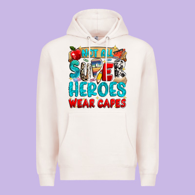 Not All Super Heroes Wear Capes Premium Hoodie Designed By Nancycooperartshop