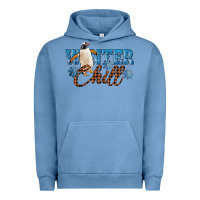 Pigment Pebble Blue Winter Chill Penguin Urban Hoodie - LillyAllenDesigns
