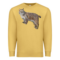 Antique Gold Bobcat Premium Sweatshirt - LillyAllenDesigns