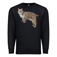 Black Bobcat Premium Sweatshirt - LillyAllenDesigns