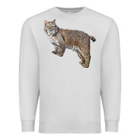 Dove Grey Bobcat Premium Sweatshirt - LillyAllenDesigns