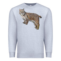 Heather Grey Bobcat Premium Sweatshirt - LillyAllenDesigns