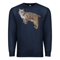 Navy Bobcat Premium Sweatshirt - LillyAllenDesigns