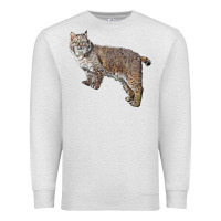 Oatmeal Heather Bobcat Premium Sweatshirt - LillyAllenDesigns