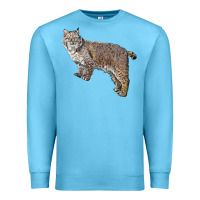 Ocean Blue Bobcat Premium Sweatshirt - LillyAllenDesigns