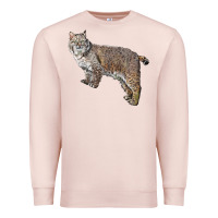 Pale Pink Bobcat Premium Sweatshirt - LillyAllenDesigns