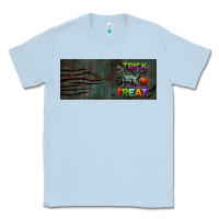 Dusty Blue trick rawr treat 15 oz mug Classic Tee - BundleAndBundleShop