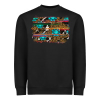 Black western background Heavyweight Sweatshirt - RanaPortraitStore