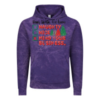 Cloud Purple dear santa ive been Vintage Hoodie - MaliasSmallBusiness
