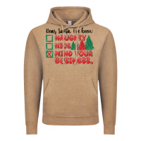Vintage Coffee dear santa ive been Vintage Hoodie - MaliasSmallBusiness