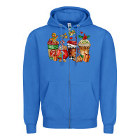 True Royal christmas cookie coffee cups Zipper Hoodie - AdoDesignShop