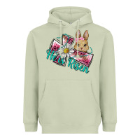 Matcha he is risen cross rabbit Heavyweight Hoodie - BarkalooDesign