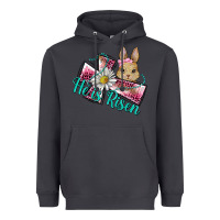 Smoke he is risen cross rabbit Heavyweight Hoodie - BarkalooDesign