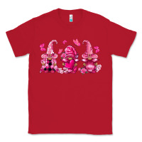 Red breast cancer gnomies Classic Tee - FaDigitalArtStudio