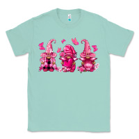 Seafoam breast cancer gnomies Classic Tee - FaDigitalArtStudio
