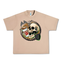 Burro race skull Urban Heavy Tee - Zillion Design Studio
