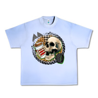 Grape Ice race skull Urban Heavy Tee - Zillion Design Studio