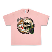 Salmon race skull Urban Heavy Tee - Zillion Design Studio