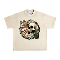 Sandshell race skull Urban Heavy Tee - Zillion Design Studio